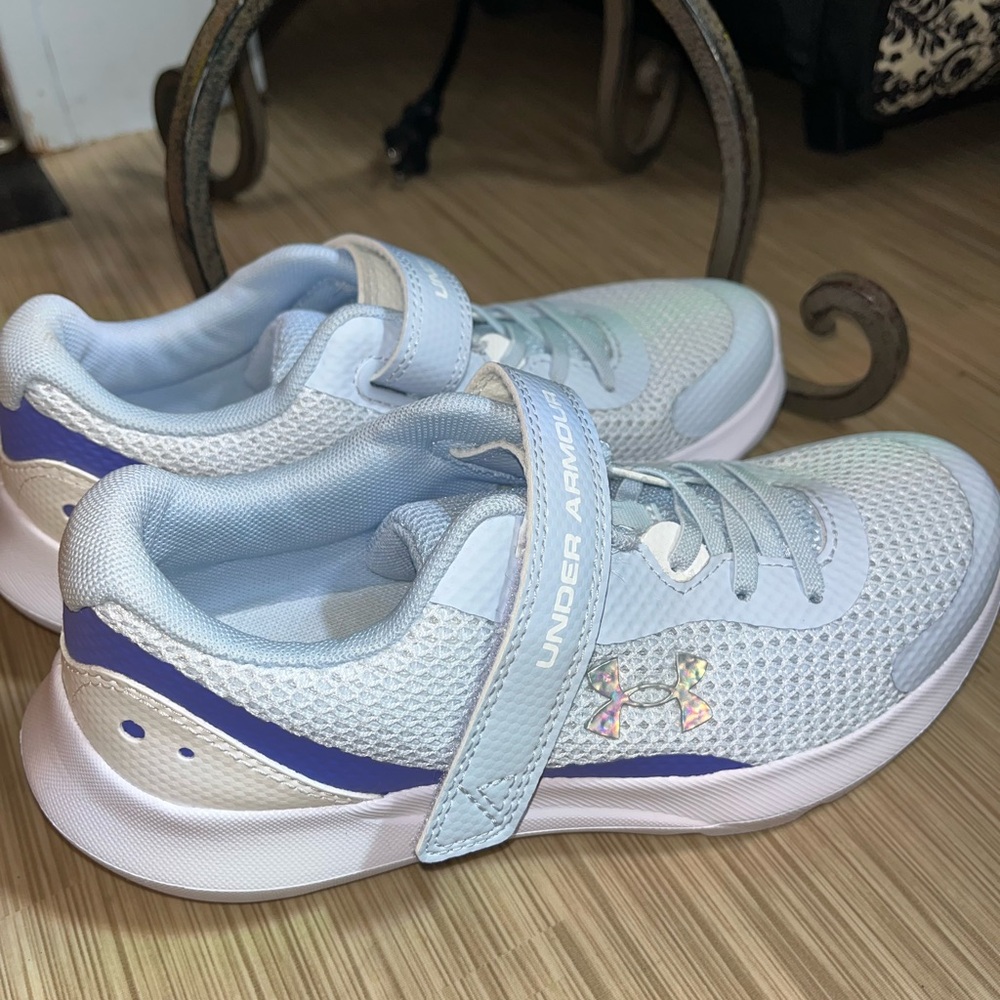 Under Armour Kids' Sneakers in White and Purple